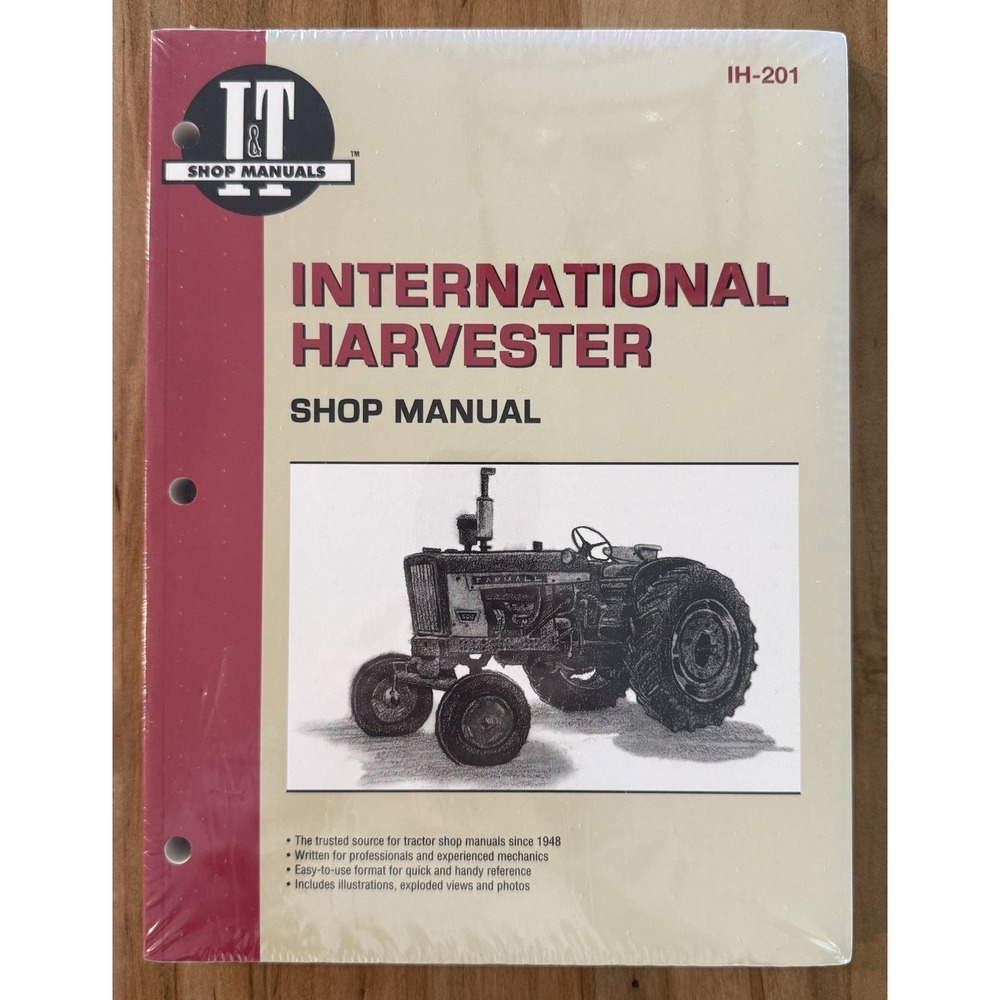 New/Sealed  I&T Shop Manuals International Harvester IH-201 Farmall Haynes